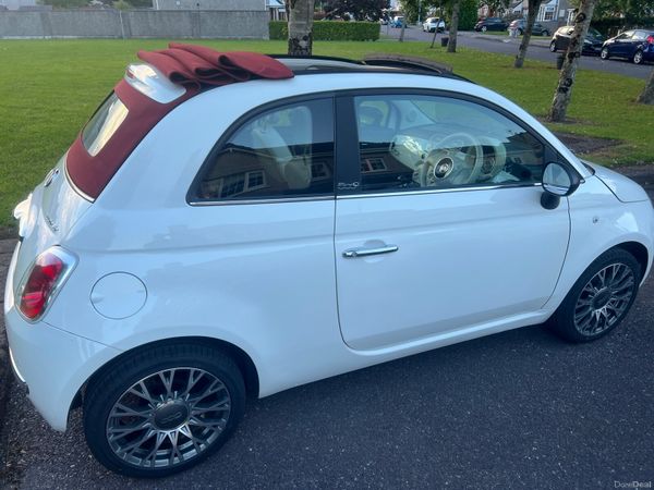 Fiat 500 Hatchback, Petrol, 2013, White
