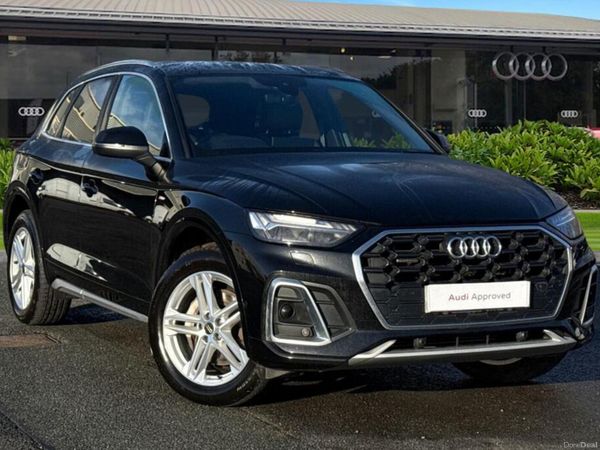Audi Q5 Estate, Petrol Plug-in Hybrid, 2025, Black