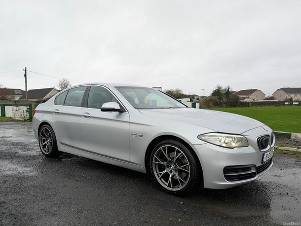 BMW 5-Series Saloon, Diesel, 2016, Silver