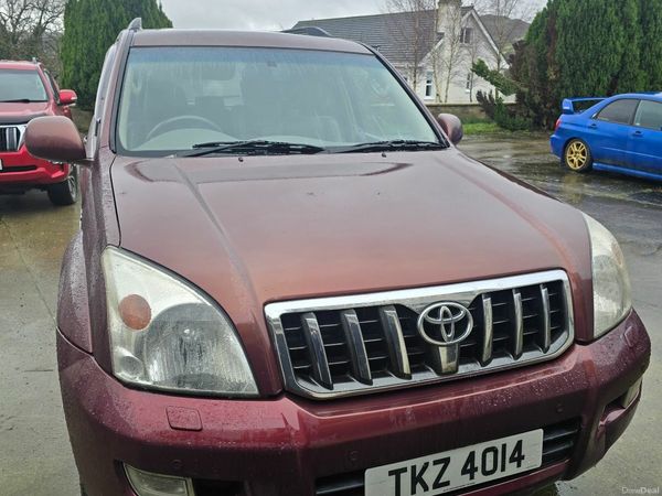 Toyota Land Cruiser SUV, Diesel, 2007, Red