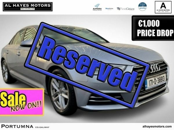 Audi A4 Saloon, Diesel, 2017, Silver