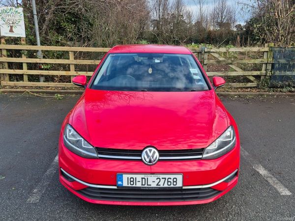Volkswagen Golf Hatchback, Diesel, 2018, Red