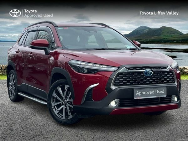 Toyota Corolla Cross SUV, Petrol Hybrid, 2024, Red