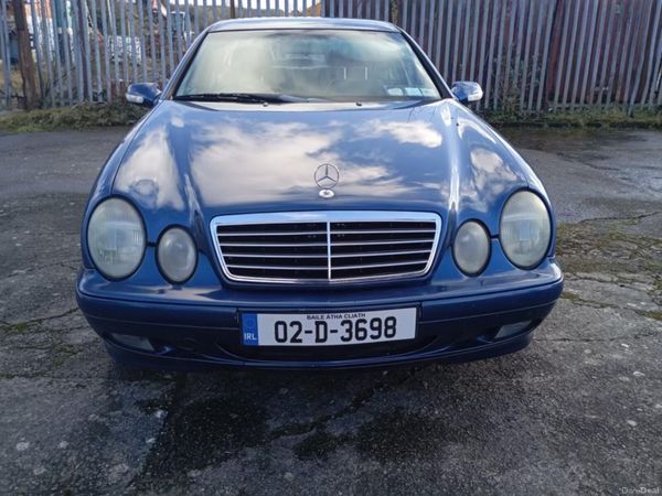 Mercedes-Benz CLK Coupe, Petrol, 2002, Blue