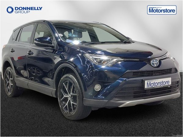 Toyota RAV4 Estate, Petrol Hybrid, 2018, Blue
