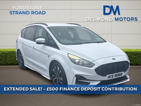 Ford S-Max MPV, Diesel, 2020, White