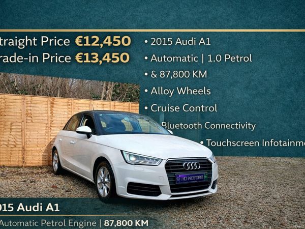 Audi A1 Hatchback, Petrol, 2015, White