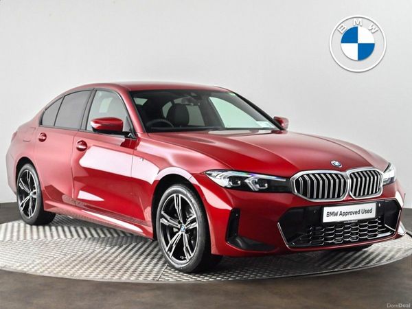 BMW 3-Series Saloon, Petrol Plug-in Hybrid, 2025, Red