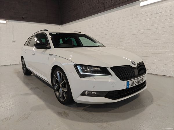 Skoda Superb Hatchback, Diesel, 2018, White