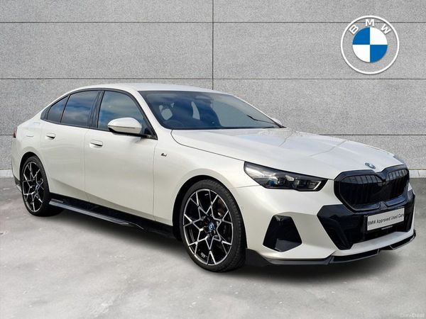 BMW 5-Series Saloon, Petrol Plug-in Hybrid, 2025, White