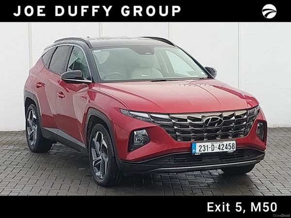 Hyundai Tucson SUV, Petrol Plug-in Hybrid, 2023, Red