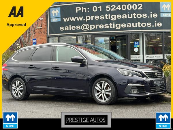 Peugeot 308 Estate, Diesel, 2019, Blue