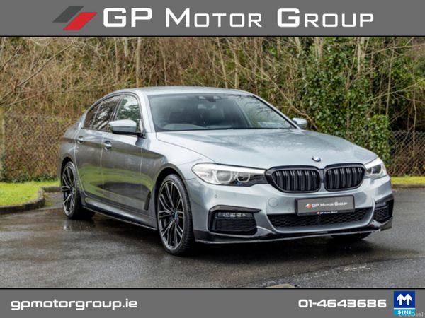 BMW 5-Series Saloon, Petrol Plug-in Hybrid, 2018, Blue