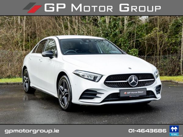 Mercedes-Benz A-Class Saloon, Petrol Plug-in Hybrid, 2022, White