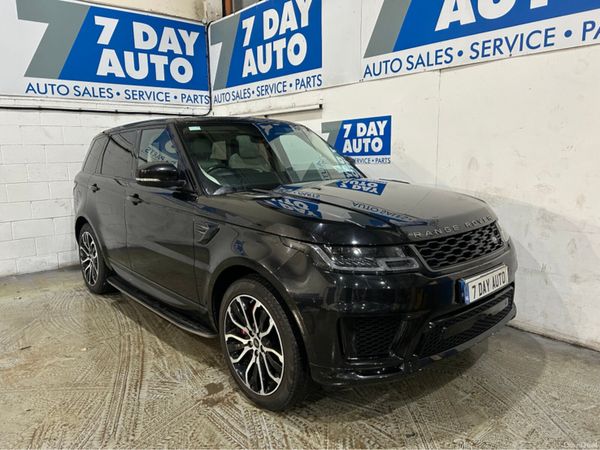Land Rover Range Rover Sport Estate, Petrol Plug-in Hybrid, 2021, Black