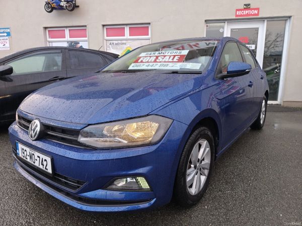 Volkswagen Polo Hatchback, Petrol, 2019, Blue