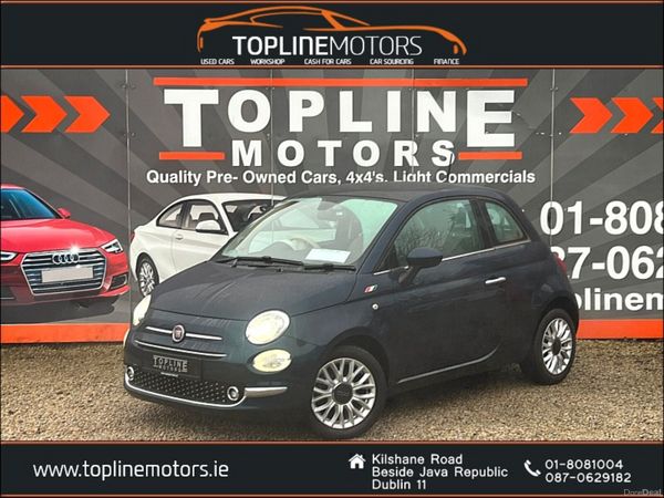 Fiat 500 Hatchback, Petrol, 2017, Grey