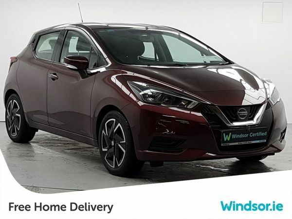 Nissan Micra Hatchback, Petrol, 2022, Red