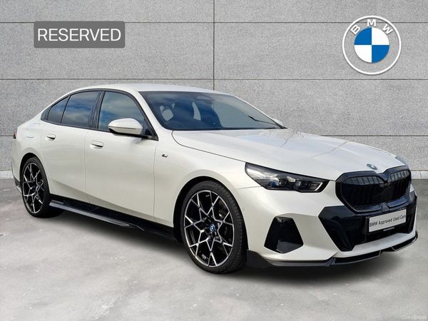 BMW 5-Series Saloon, Petrol Plug-in Hybrid, 2025, White