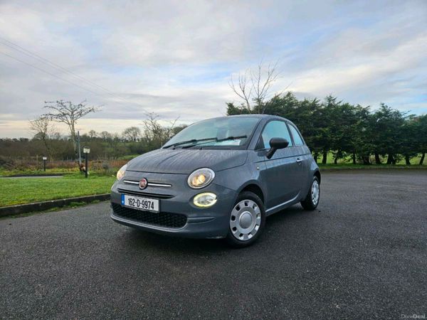 Fiat 500 Hatchback, Petrol, 2016, Grey