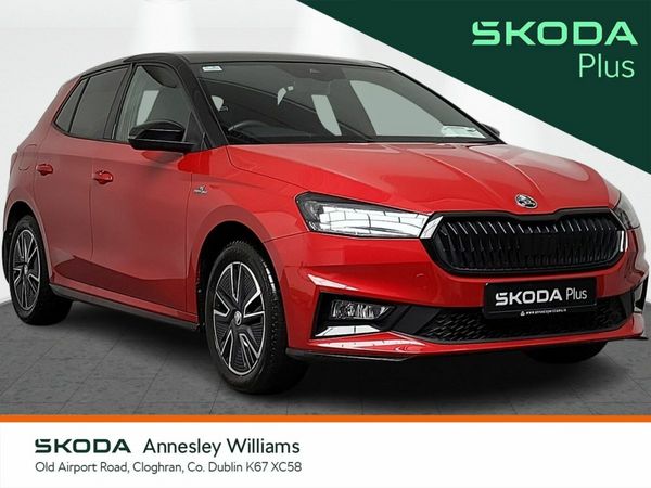 Skoda Fabia Hatchback, Petrol, 2024, Red