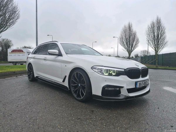 BMW 5-Series Estate, Diesel, 2018, White