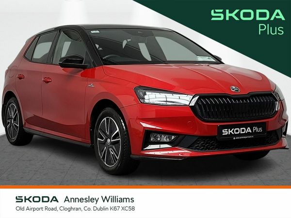 Skoda Fabia Hatchback, Petrol, 2023, Red