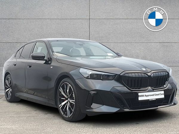 BMW 5-Series Saloon, Petrol Plug-in Hybrid, 2025, Black