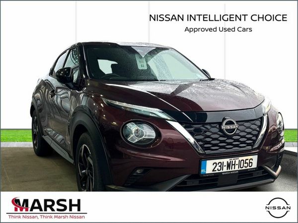 Nissan Juke SUV, Petrol Hybrid, 2023, Red