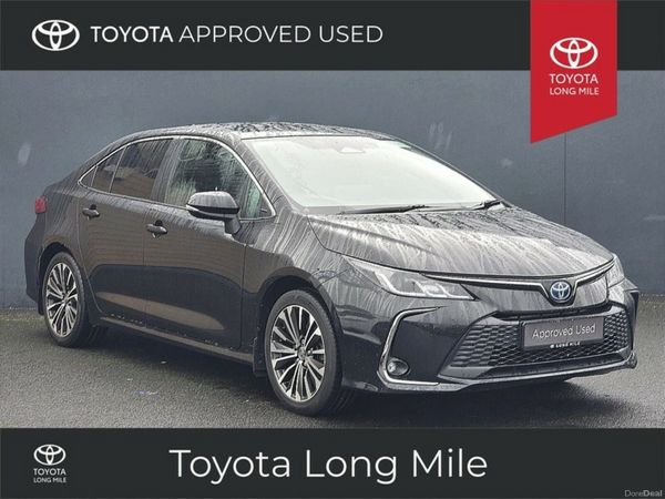Toyota Corolla Saloon, Petrol Hybrid, 2023, Black
