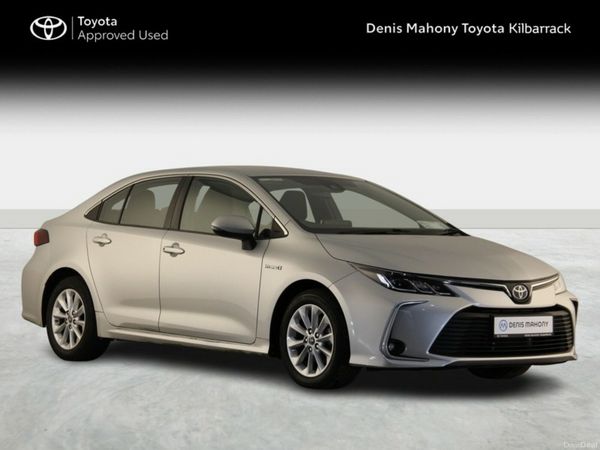 Toyota Corolla Saloon, Petrol Hybrid, 2019, Silver