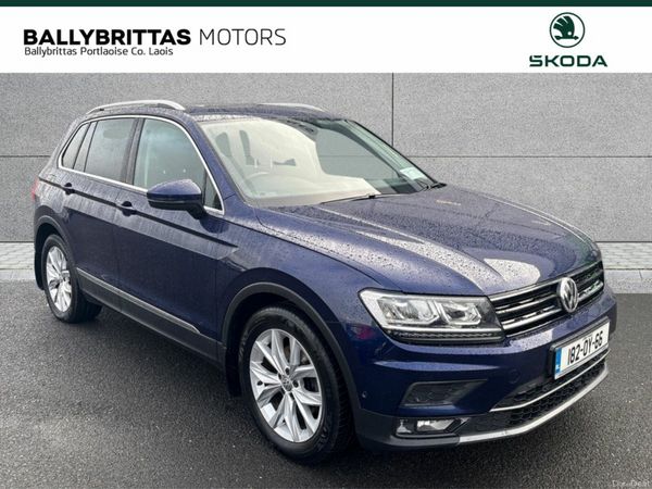 Volkswagen Tiguan SUV, Diesel, 2018, Blue