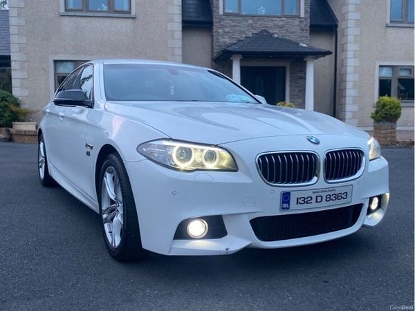 BMW 5-Series Saloon, Diesel, 2013, White