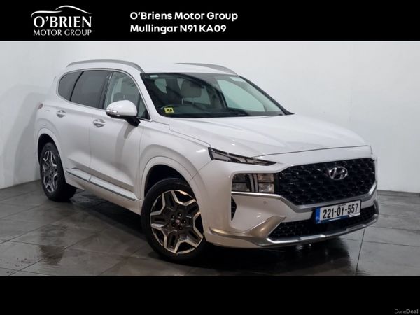 Hyundai Santa Fe SUV, Petrol Plug-in Hybrid, 2022, White