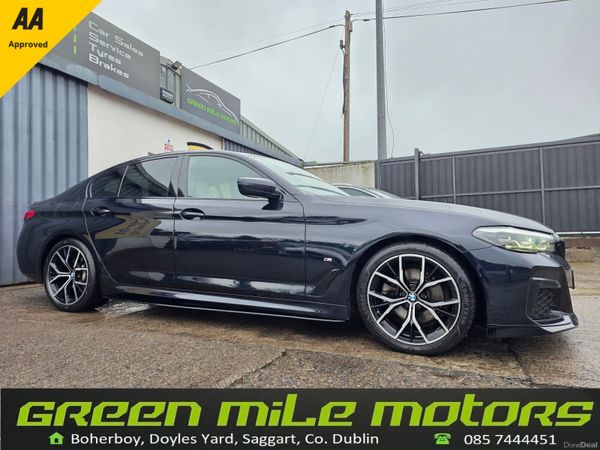 BMW 5-Series Saloon, Diesel, 2021, Black