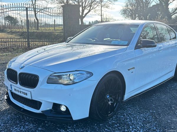 BMW 5-Series Saloon, Diesel, 2015, White