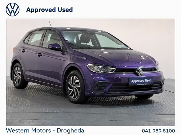 Volkswagen Polo Hatchback, Petrol, 2023, Purple