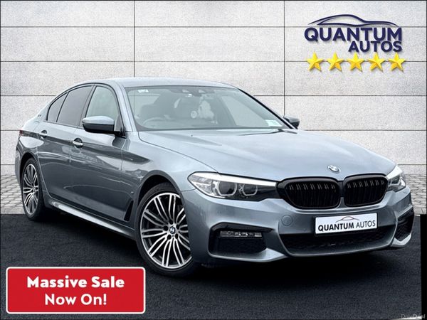 BMW 5-Series Saloon, Petrol Plug-in Hybrid, 2017, Grey