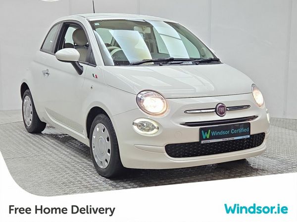 Fiat 500 Hatchback, Petrol, 2019, White