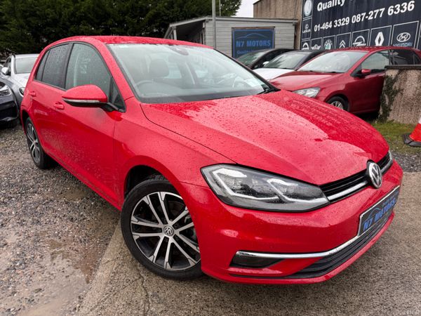 Volkswagen Golf Hatchback, Petrol, 2020, Red