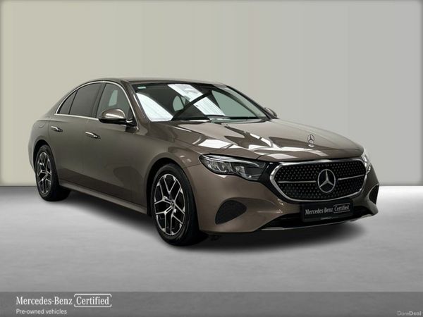 Mercedes-Benz E-Class Saloon, Diesel Hybrid, 2024, Brown