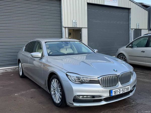 BMW 7-Series Saloon, Diesel, 2018, Silver