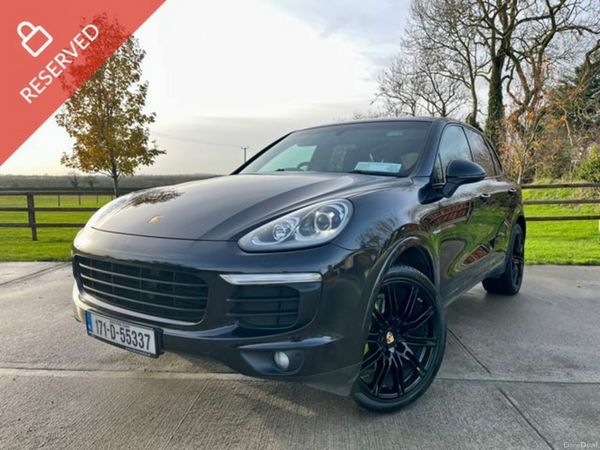 Porsche Cayenne Estate, Petrol Plug-in Hybrid, 2017, Black