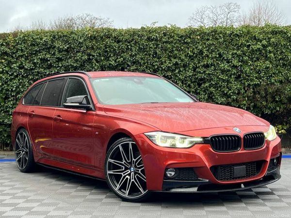 BMW 3-Series Estate, Diesel, 2019, Orange