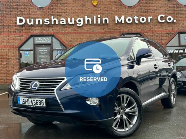 Lexus RX SUV, Petrol Hybrid, 2015, Blue