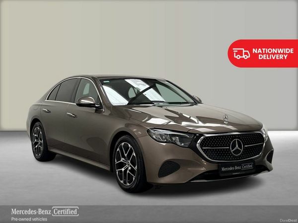 Mercedes-Benz E-Class Saloon, Diesel Hybrid, 2024, Brown