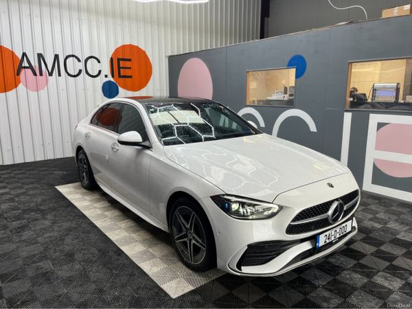 Mercedes-Benz C-Class Saloon, Petrol Plug-in Hybrid, 2024, White