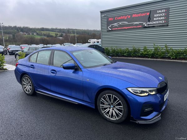 BMW 3-Series Saloon, Petrol Hybrid, 2019, Blue