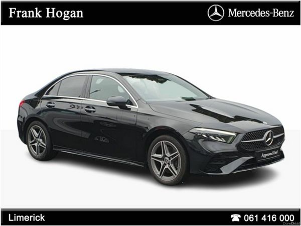 Mercedes-Benz A-Class Saloon, Petrol Plug-in Hybrid, 2024, Black
