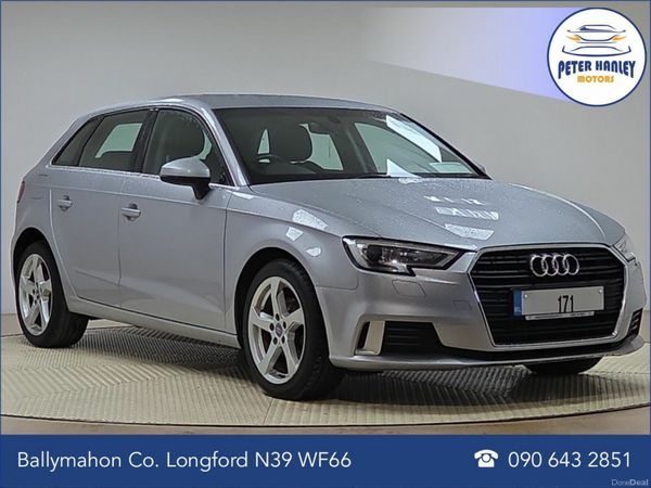 Audi A3 Hatchback, Diesel, 2017, Silver